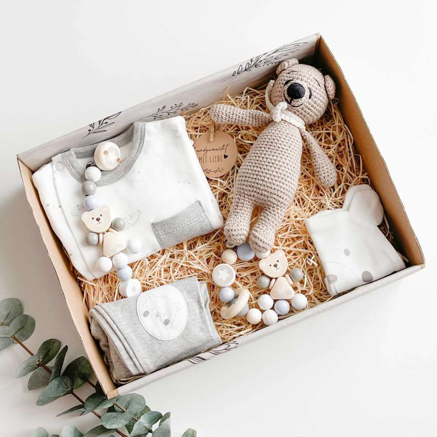 Brian Baby Geschenkset - Perfekte Baby Geschenke zur Geburt