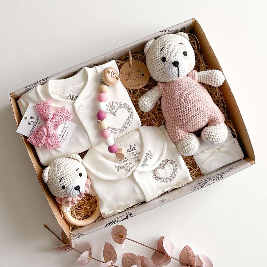 Pearl Baby Geschenkset - Perfekte Baby Geschenke zur Geburt